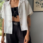 Camisa marea cafe