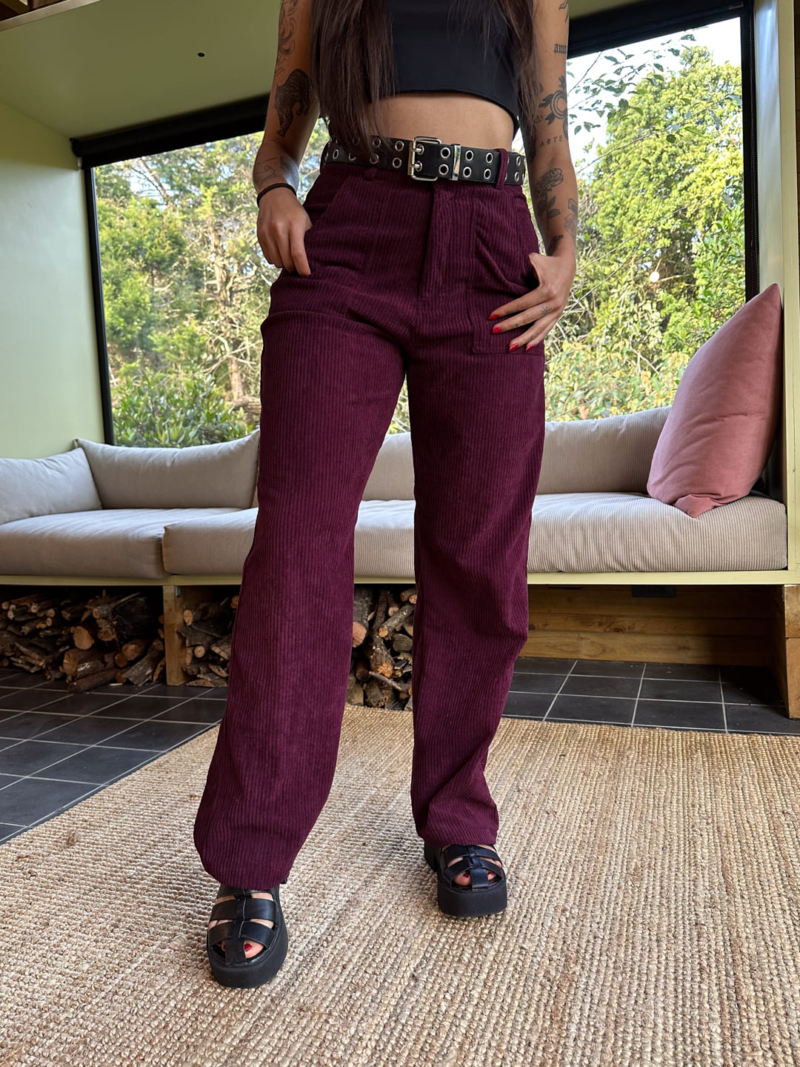 Pant Selena vinotinto