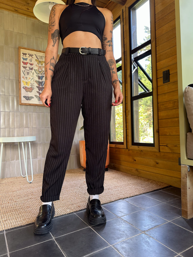 Clasico negro rayas