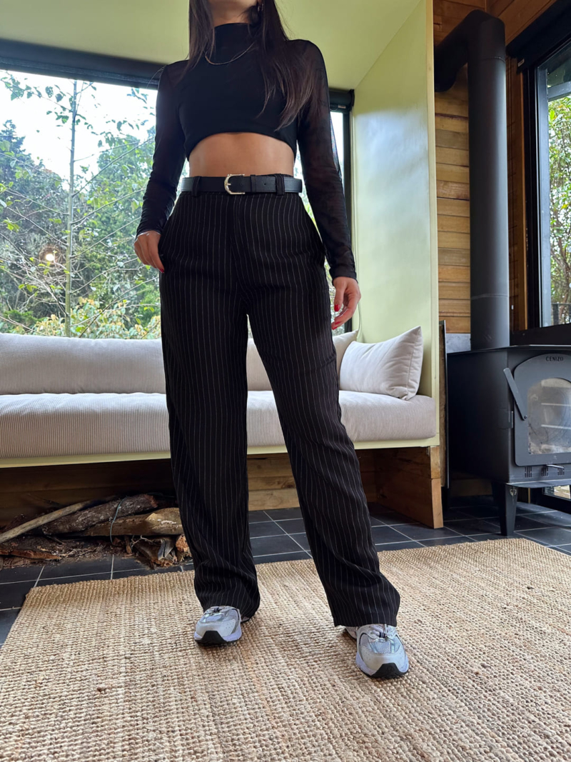 Pant rayas bota ancha