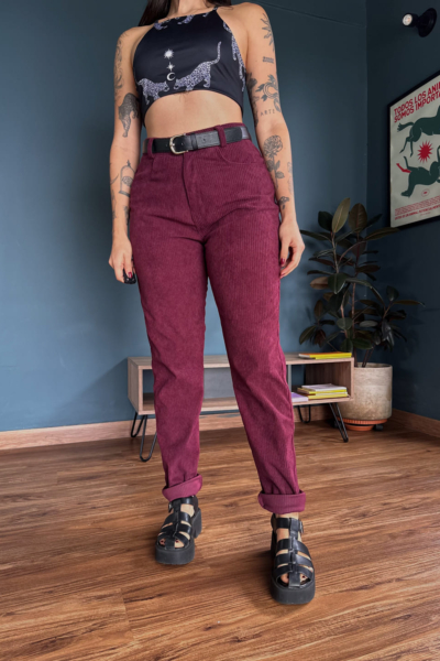 Baggy corduroy vino