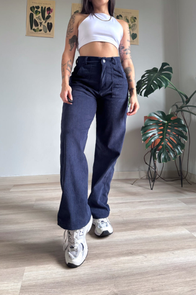 Selena azul oscuro