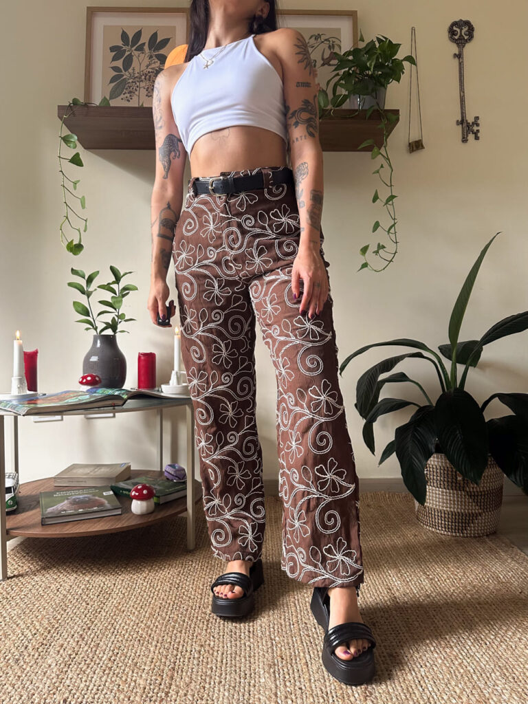 Pant fresquito bordado