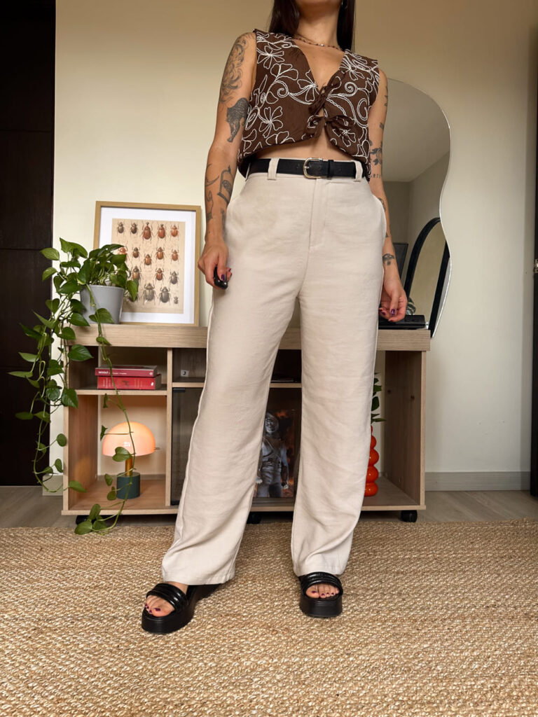 Pant fresquito beige