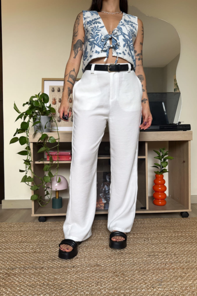 Pant fresquito blanco