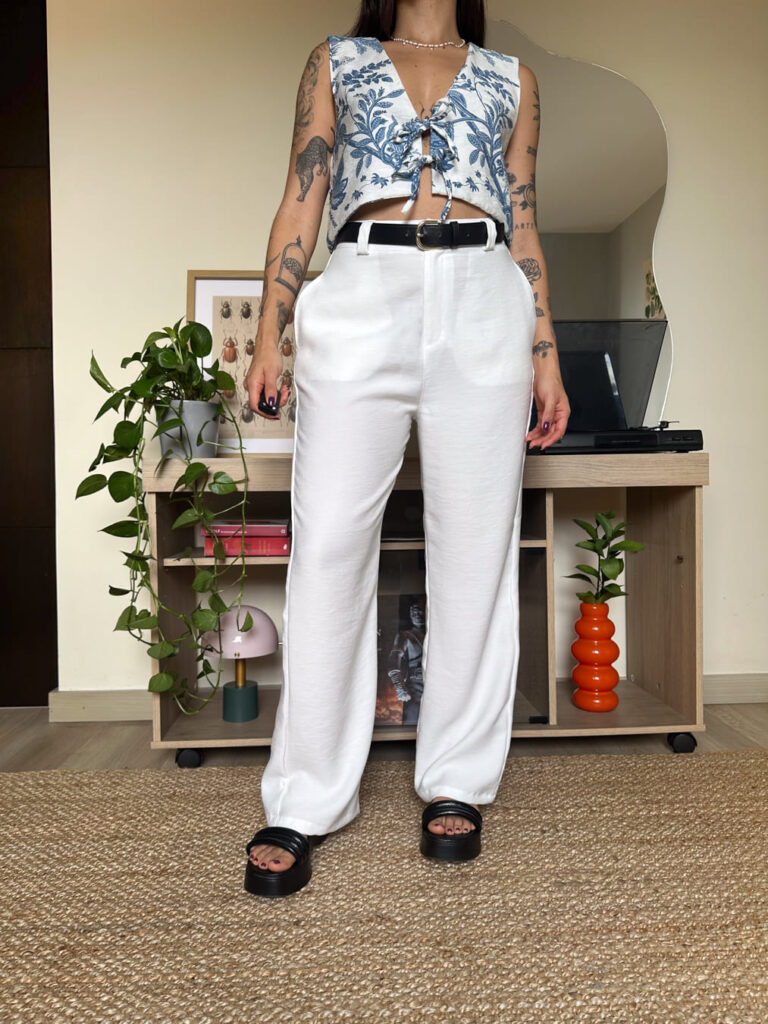 Pant fresquito blanco