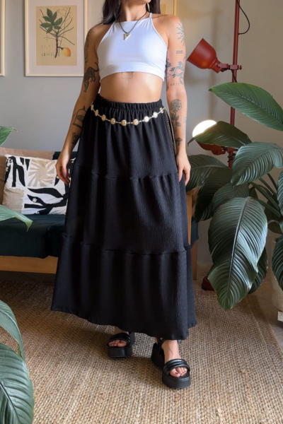 Falda negra gitana
